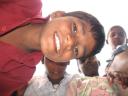 Deti kousek od Mamallapuram